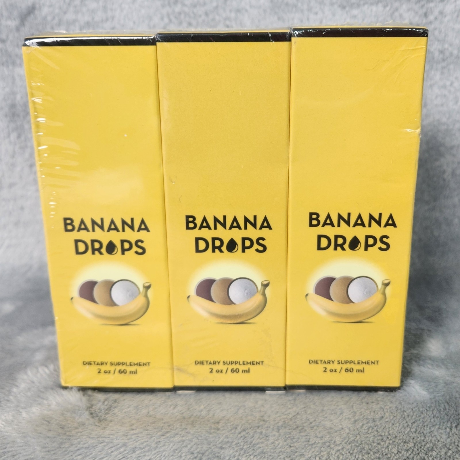 Banana Drops for Weight Loss Liquid Supplement, Banana Drops Official (3 Pack)