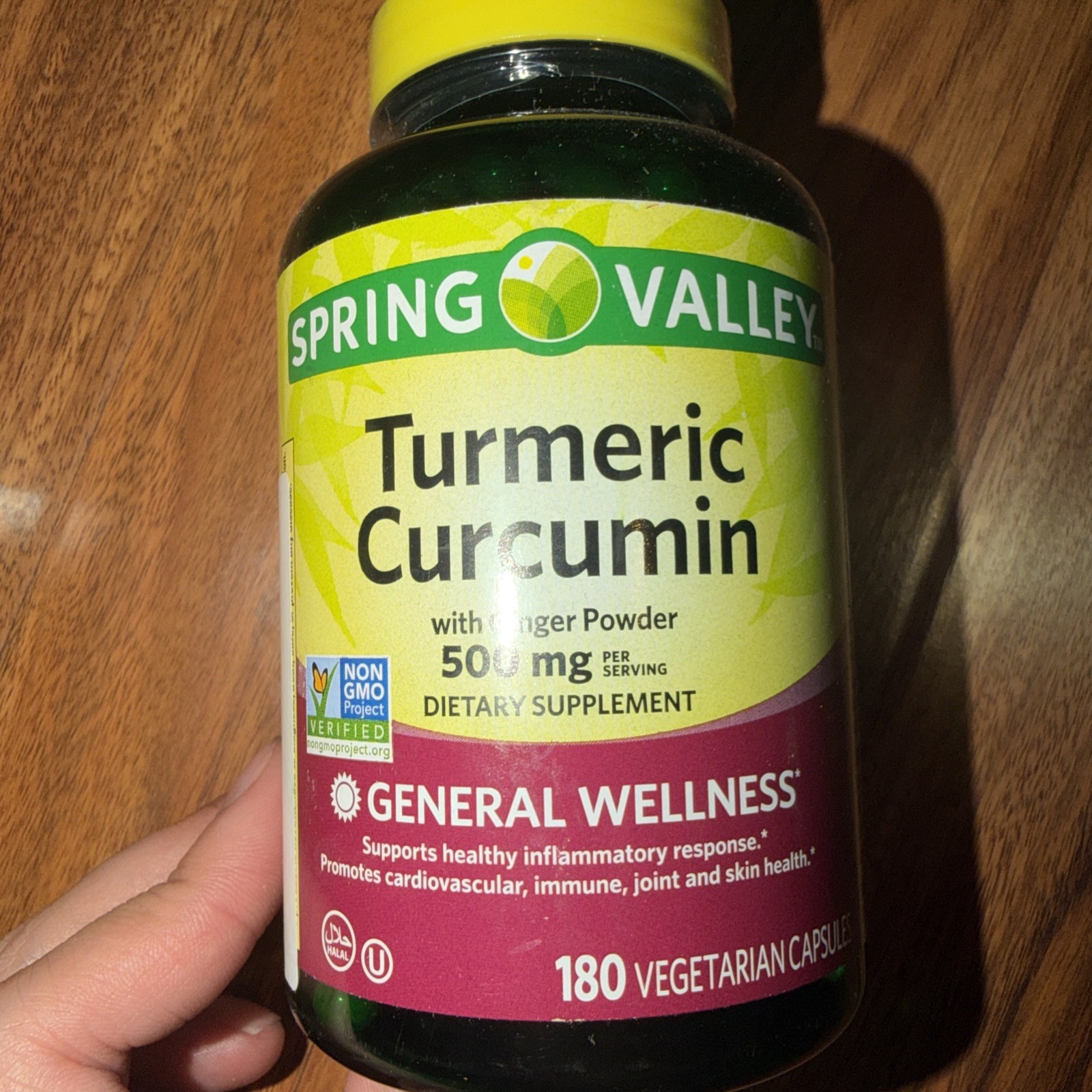 LOTOF2 Spring Valley Ultra Strength Turmeric Curcumin Supplement 1,500 mg 180 Ct