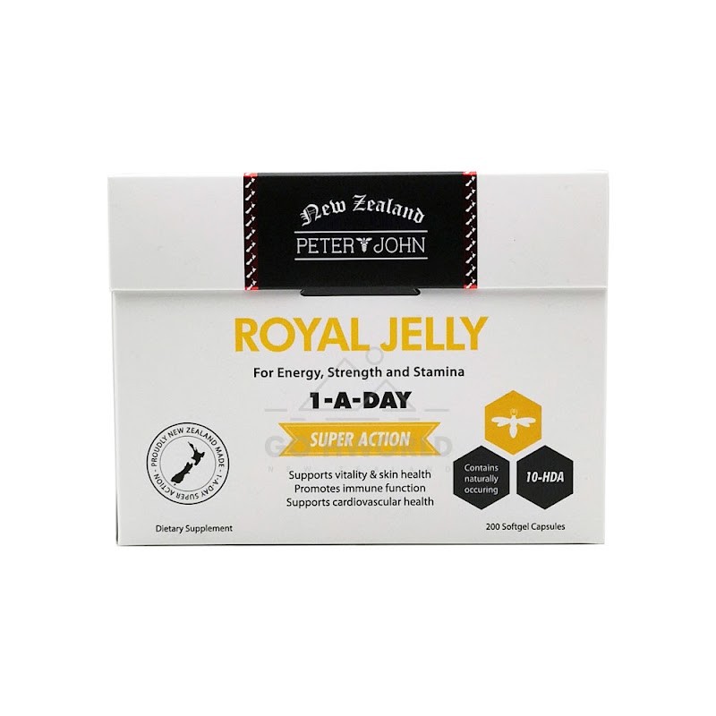 Royal Jelly 1800mg (200 Capsules) – 5 Pack