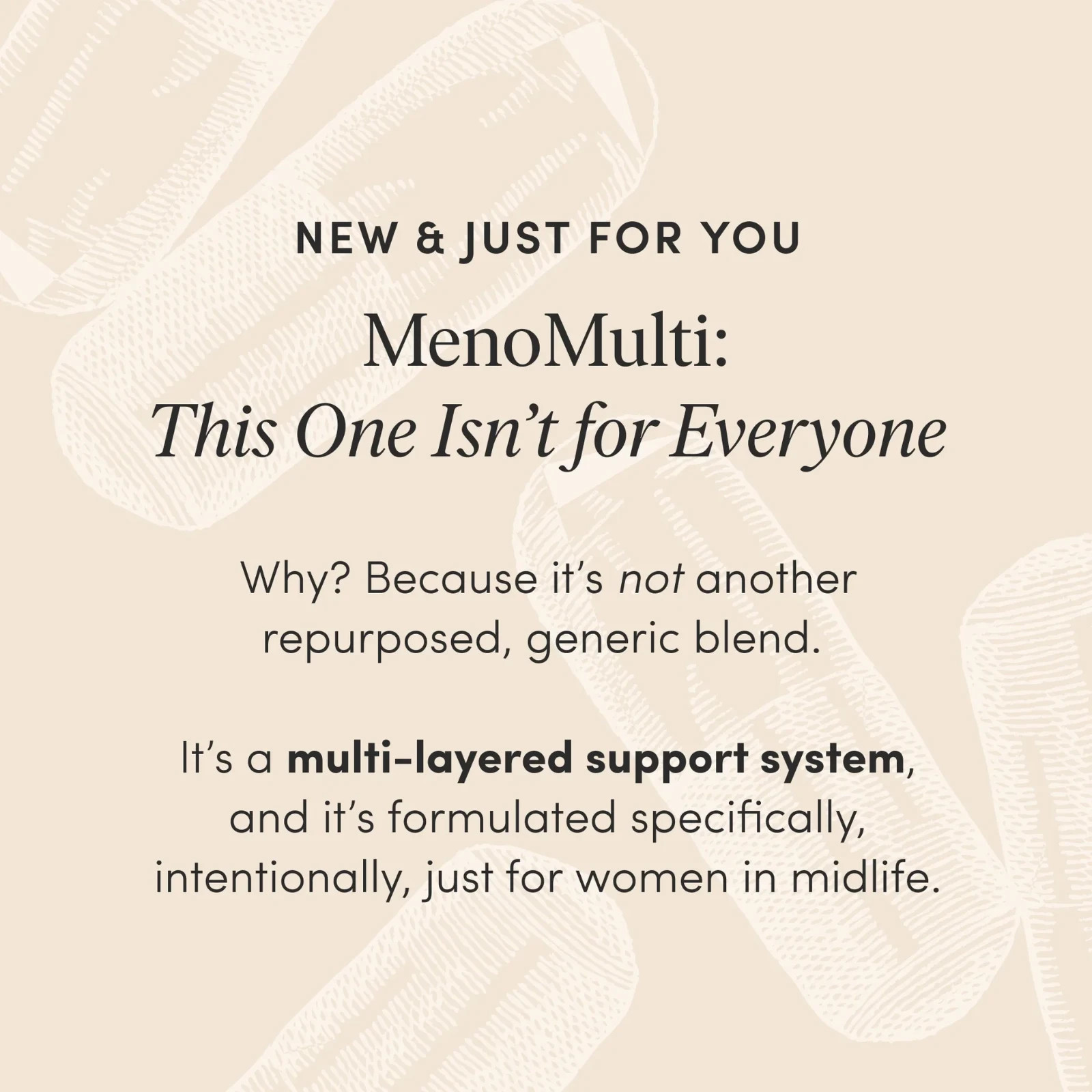 The ‘Pause Nutrition MenoMulti Women’s Midlife Support, Energy, 30 Capsules