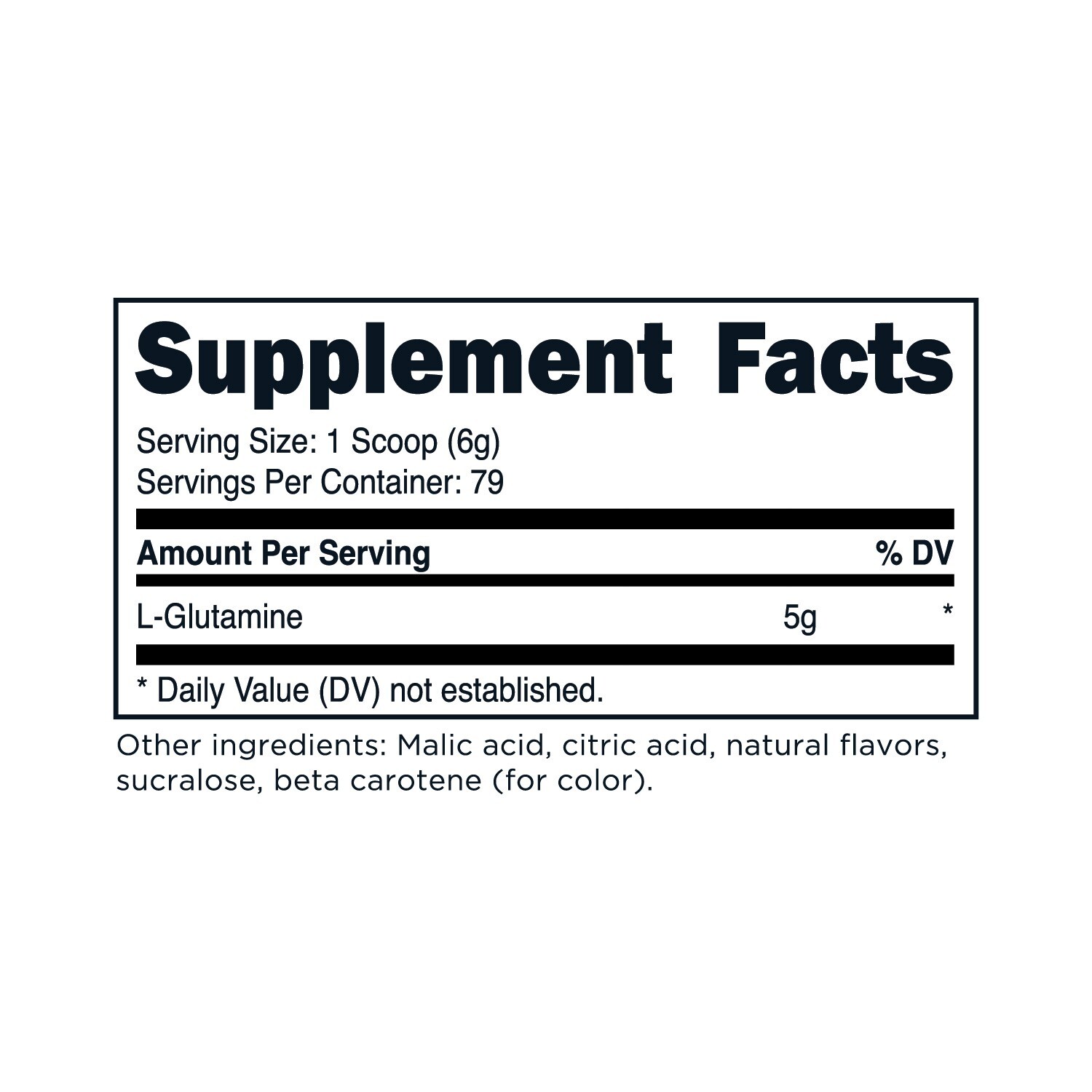 TransformHQ L-Glutamine Powder 500g (Tropical Whip) – Gluten Free, Non-GMO