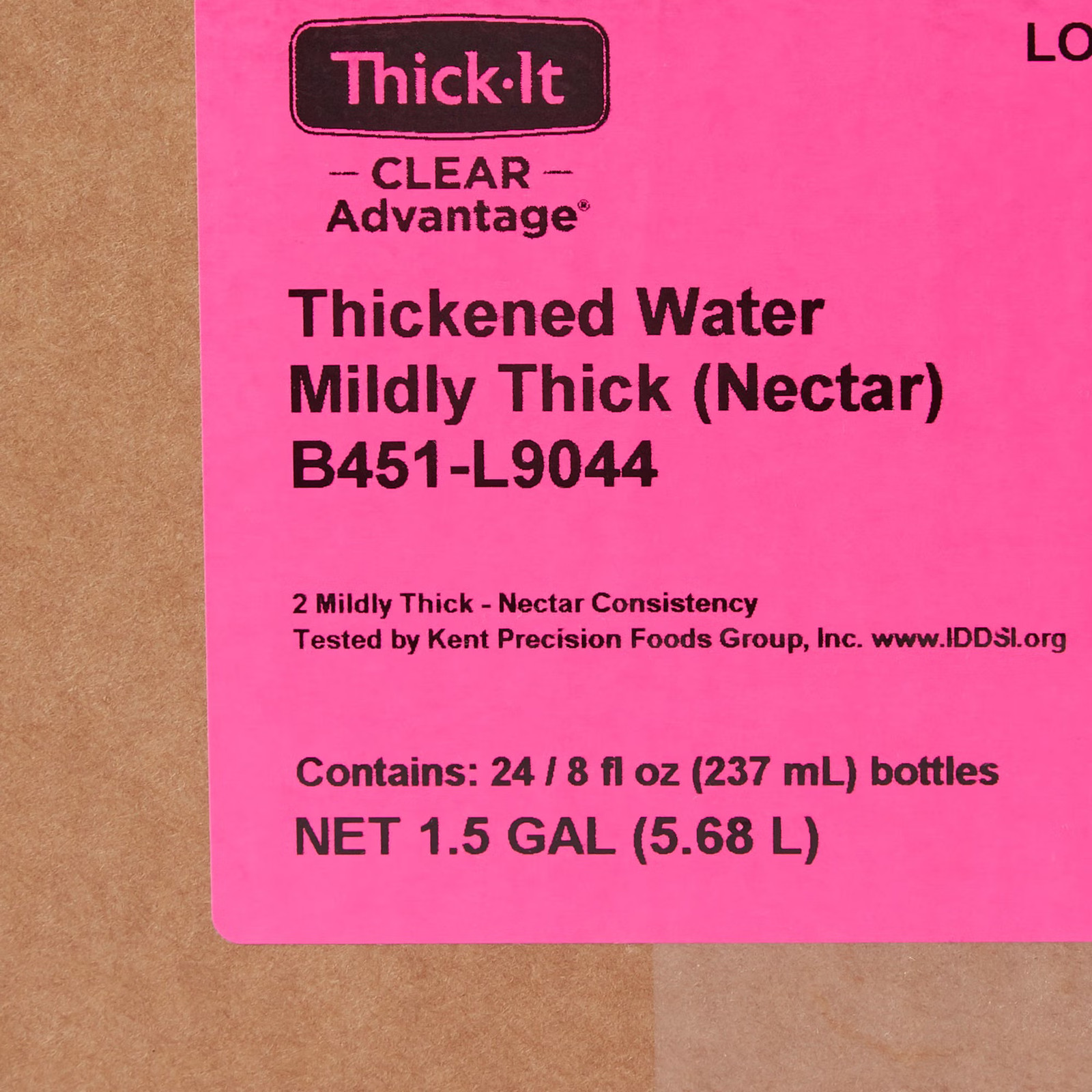 Thick-It Clear Advantage Thickened Water Unflavored 8 oz Bottle 24 Ct