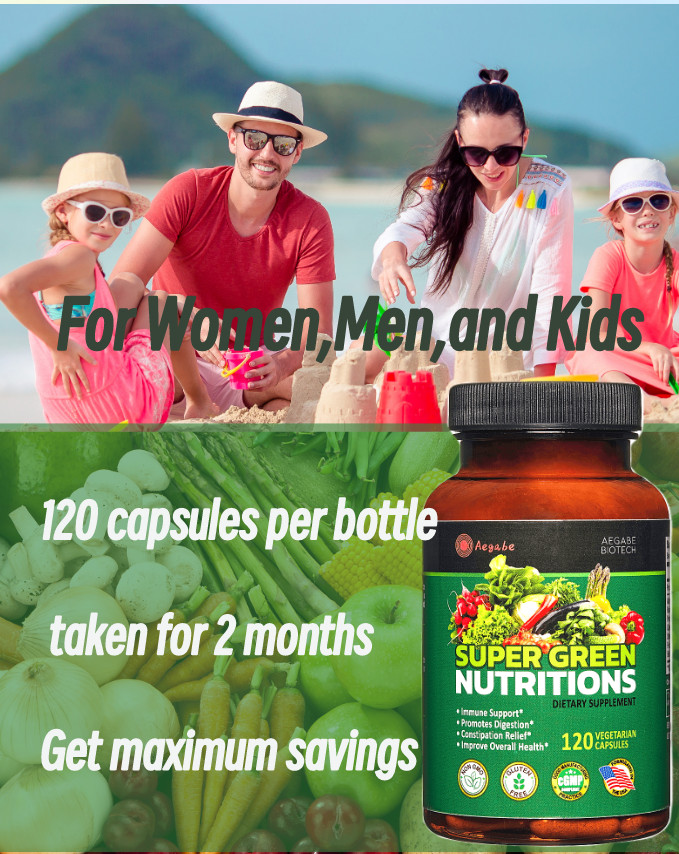 Fruits and Veggies Supplement, 36 Natural Fruits & Vegetables,60-day supply