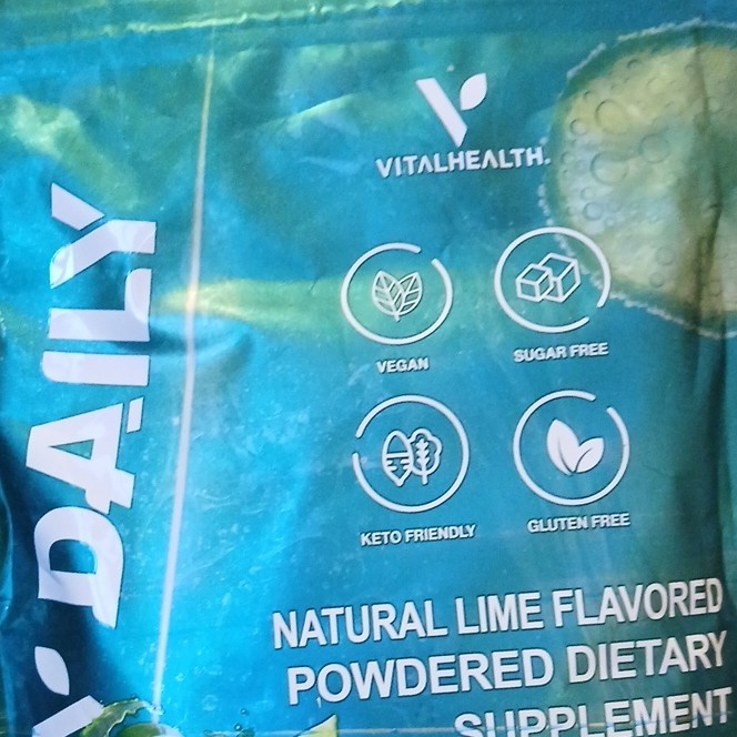 VitalHealth Powdered Multivitamin Lime Vegan Sugar-Free Keto Gluten Free