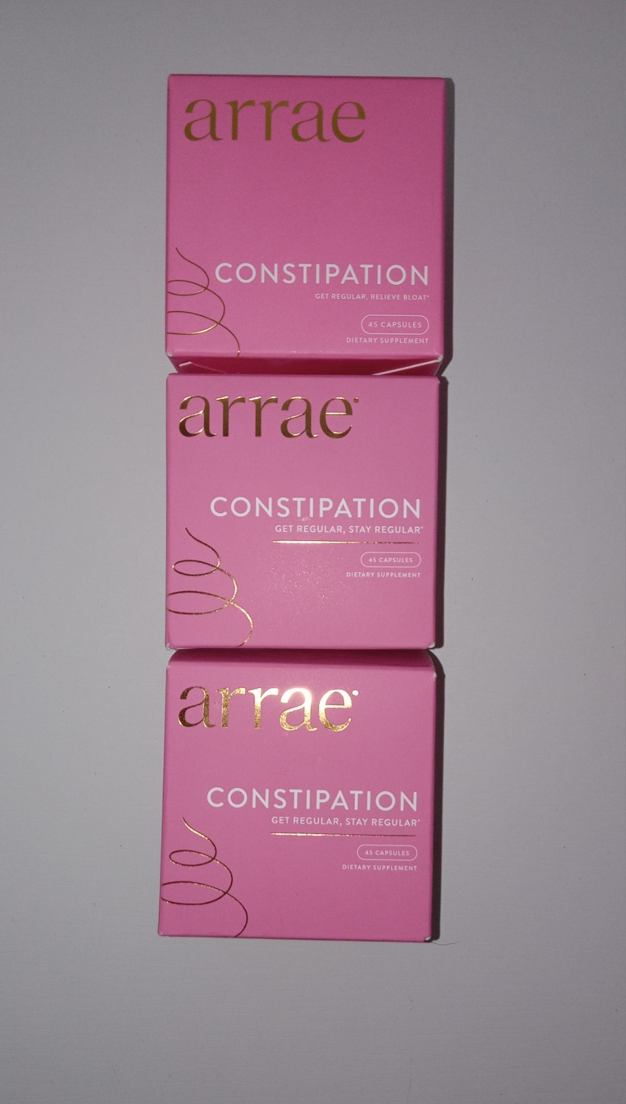 Arrae Constipation Relief Dietary Supplement Capsules 45 ct Vegan Gluten-Free