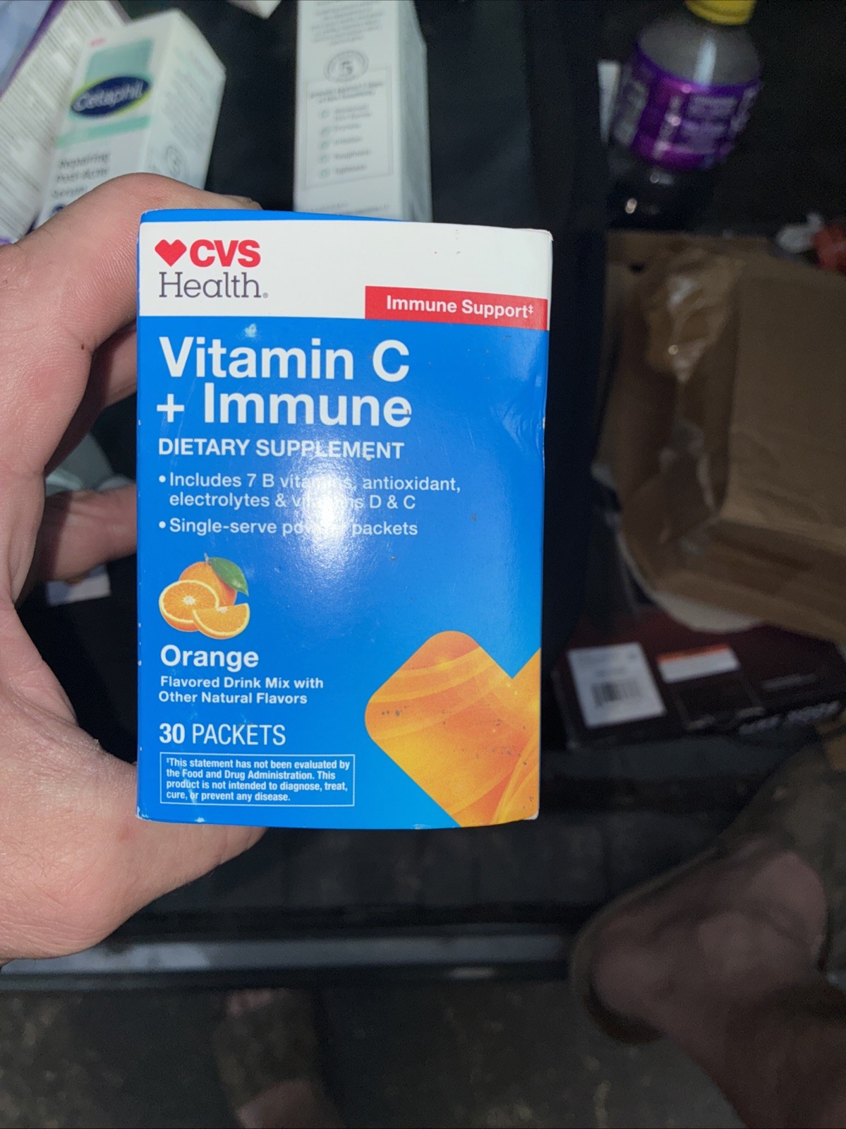 CVS Health Vitamin C + Immune Dietary Supplement, 30 Like Emergen-C