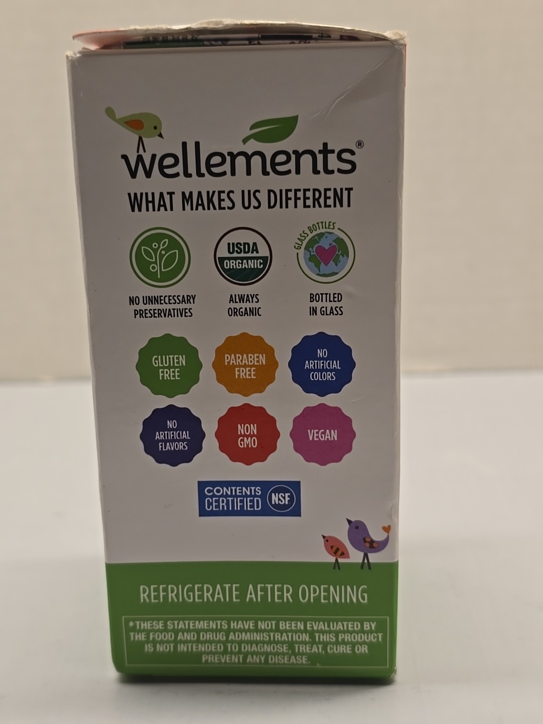 Wellements Organic Constipation Support, 6 months+, 4 fl oz, Exp 02/26
