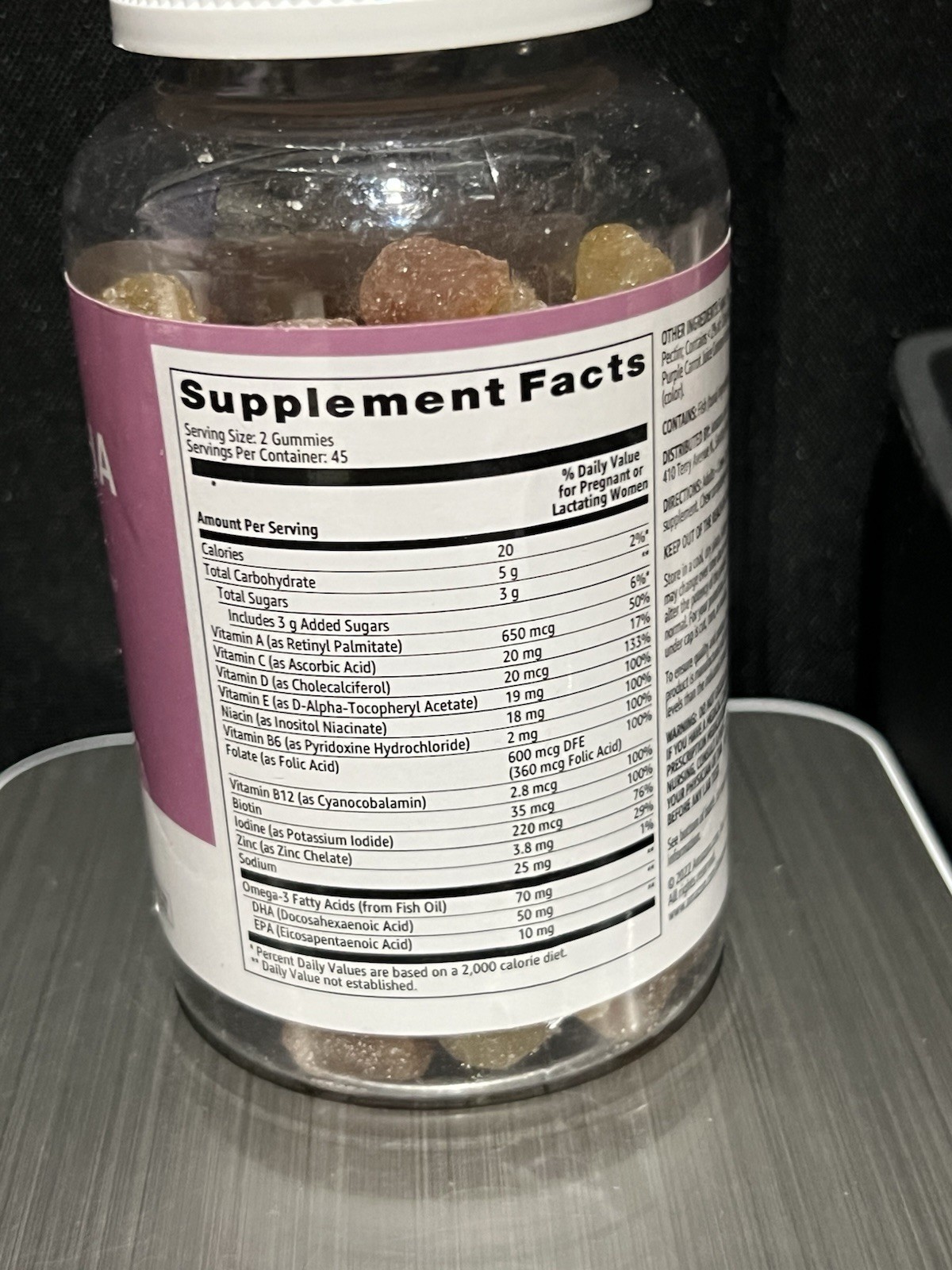 Amazon Basics Prenatal And Dha Raspberry Lemon Dietary Supplements 90ct B52