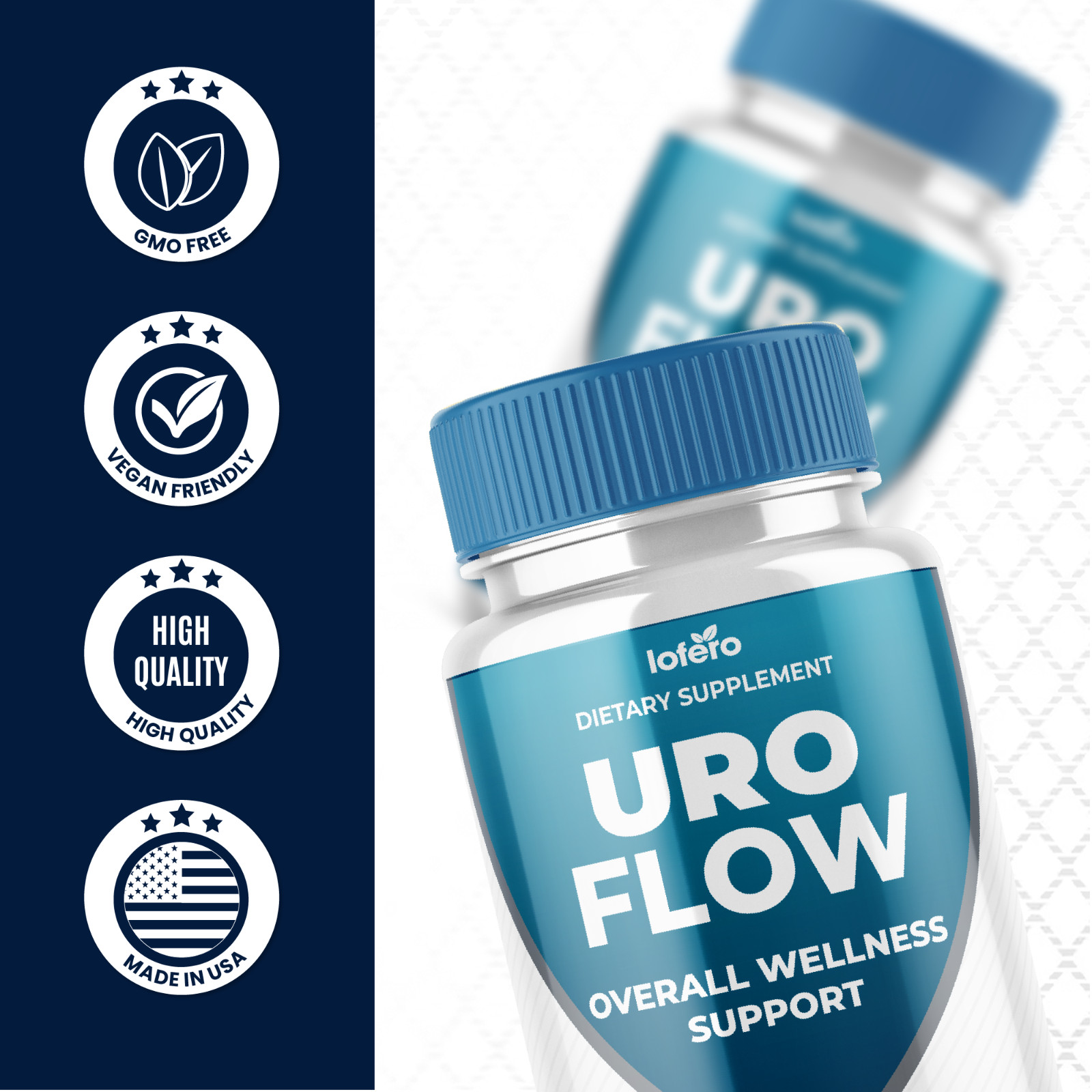 (3 Pack) Uro Flow for Men Prostate Health & Urinary Support Supplement (180 ct)