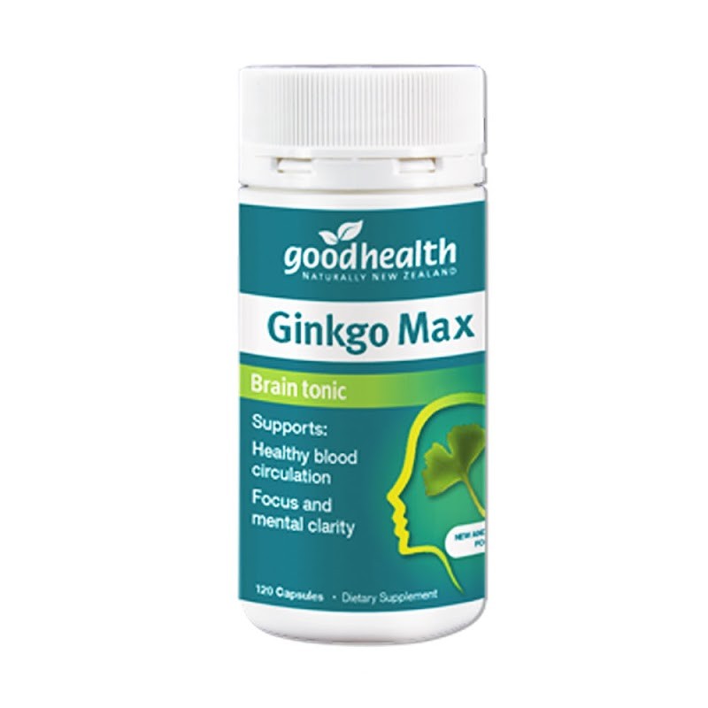 Ginkgo Max Brain Tonic – Focus & Clarity Support (120 Capsules)