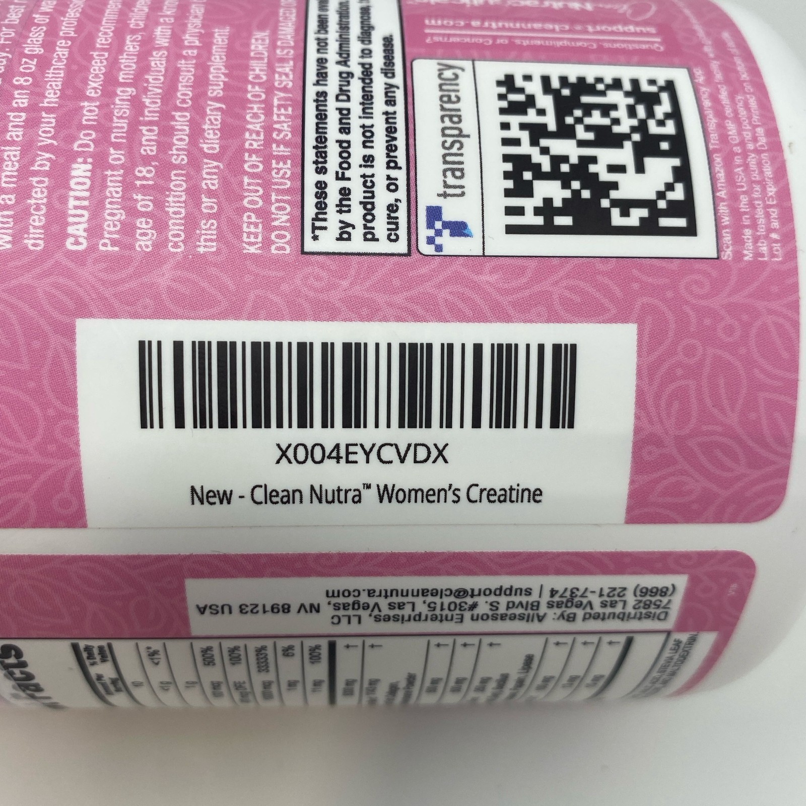 Clean Nutraceuticals Women’s Creatine Shelf Builder, Tropical Orange 269g