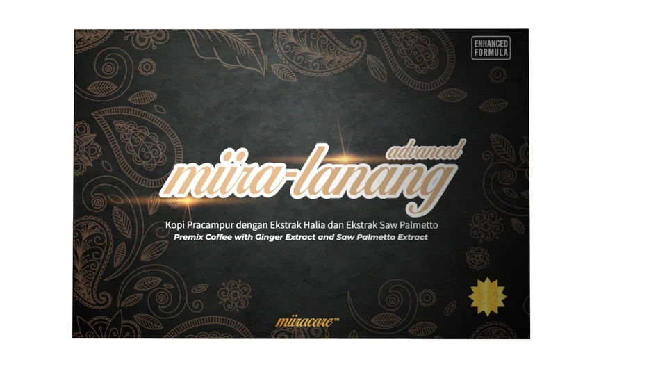 Miira Lanang coffee for men supports prostate and sexual health 30 sachets