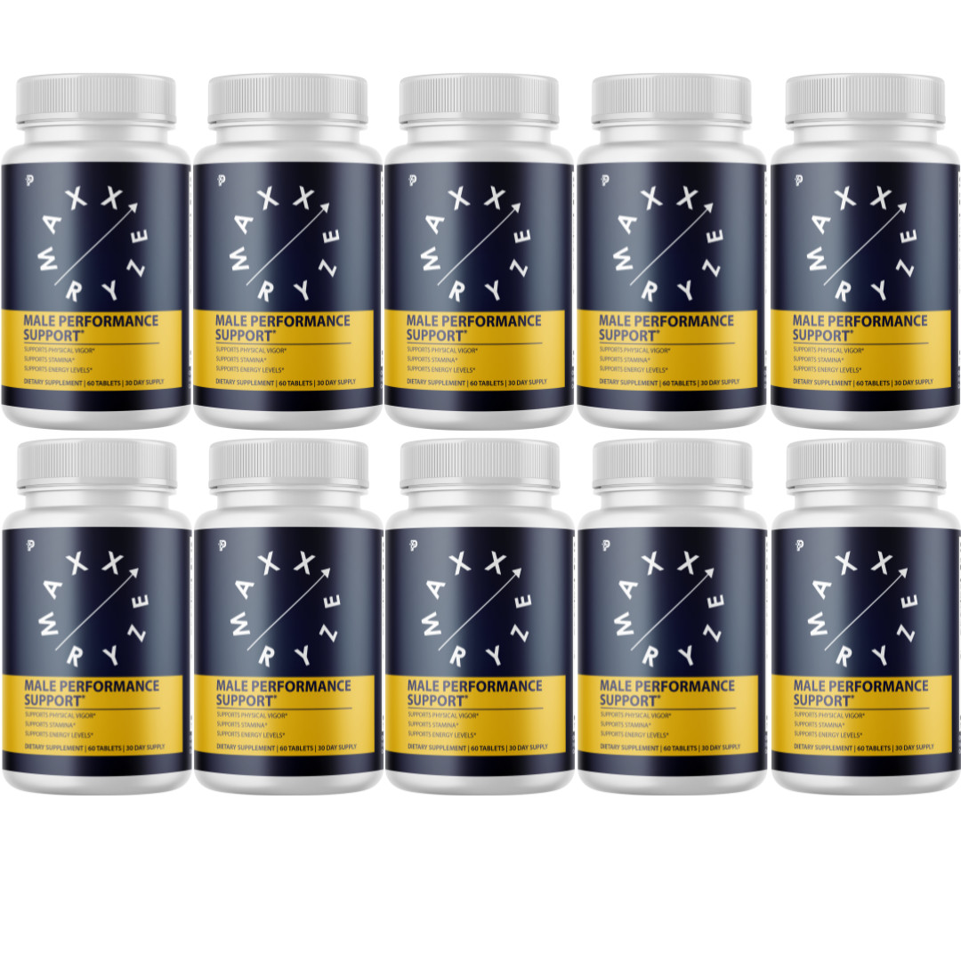 Maxx Ryze Male Performance Supplement, Stamina Support- 10 Bottles Official