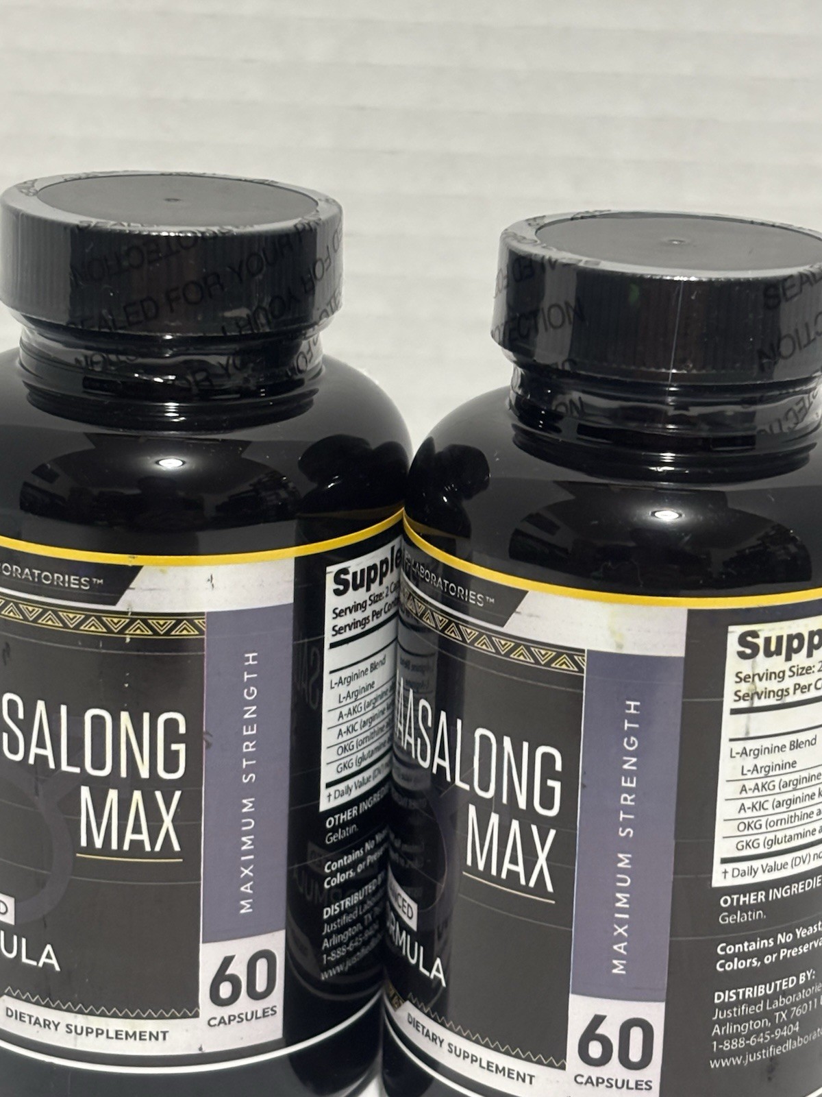 Maasalong Max Advanced Formula Supplement 120 Capsules- 2 Pack Exp 06/2027