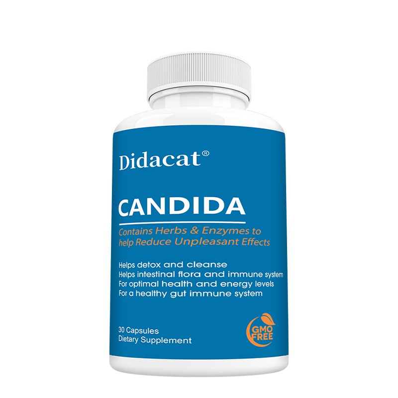 Candida Cleanse Supplement | Gut & Immune Health Support, 30/60/120 Capsules