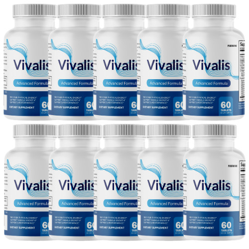 Vivalis Strength Vitality Booster, Support for Energy & Stamina – 10 Bottles