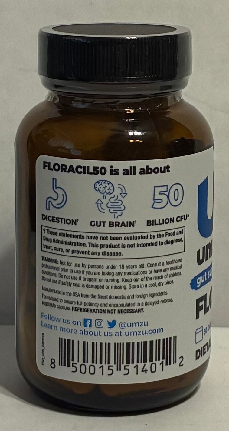 UMZU FLORACIL50 Dietary Supplement 30 Capsules [New] Sealed Best By 05/2028