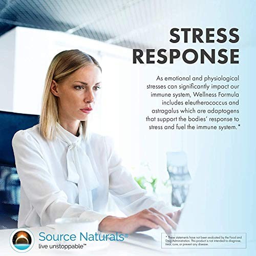 Source Naturals Wellness Formula Immune Support Supplement – 60 Capsules