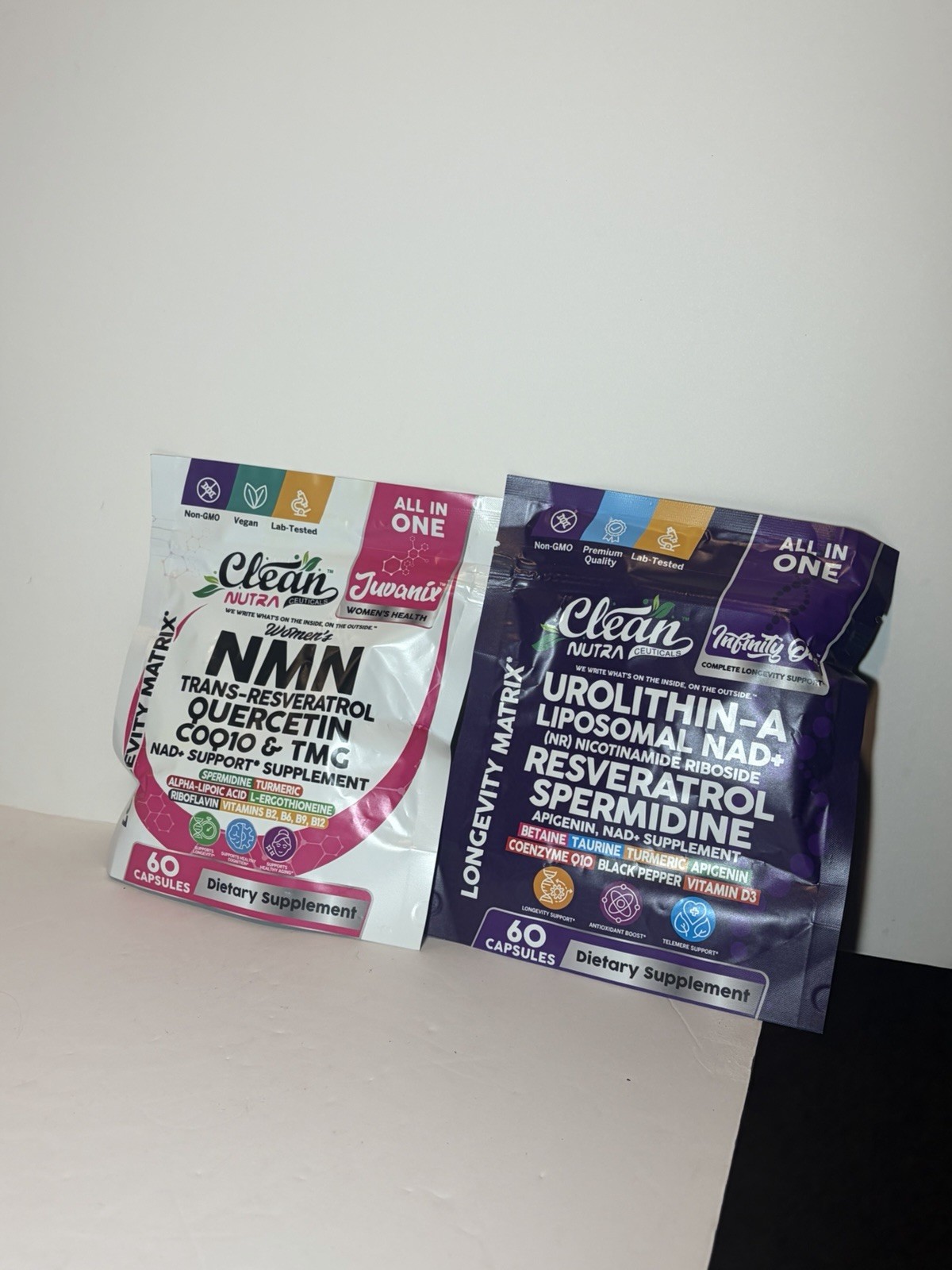 Clean Nutra All In One Longevity Matrix NAD+ Support Vegan 60 Capsules