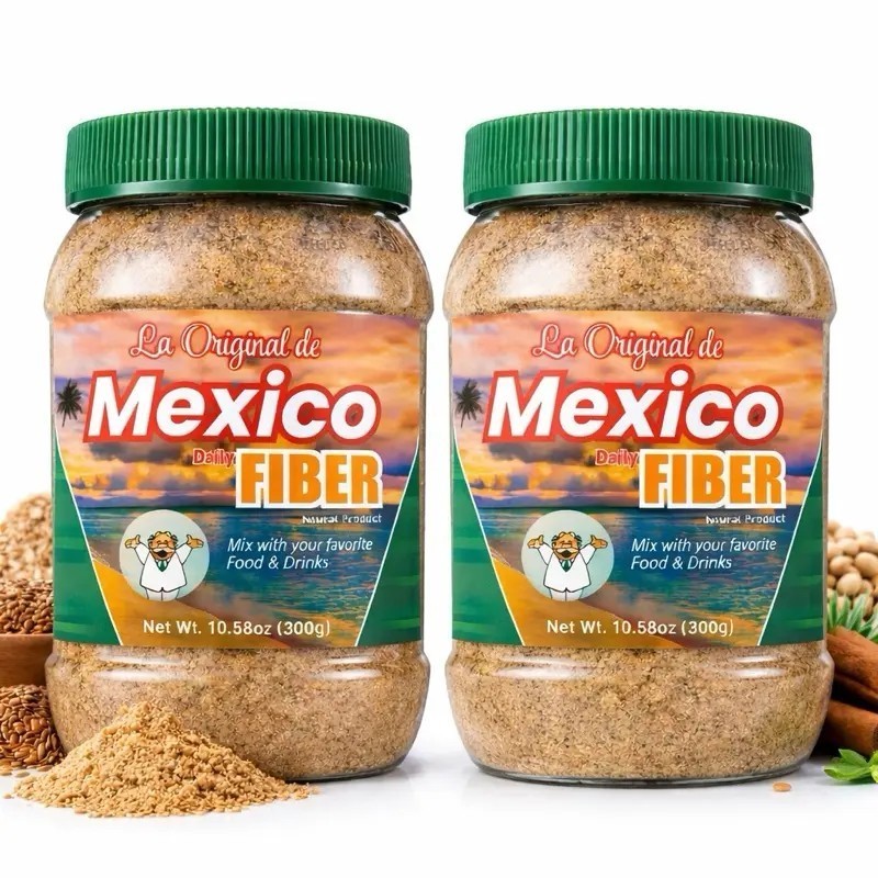 2(Pack)New Package! Same Viral Formula – La Original Fibra de Mexico Daily Fiber