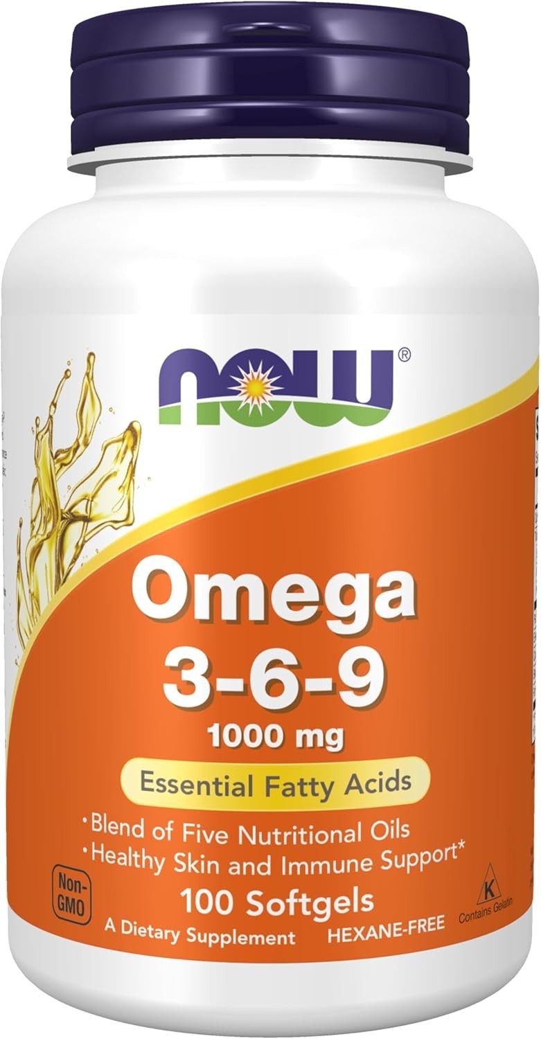 NOW FOODS Omega 3-6-9 1000 mg 100 Softgels