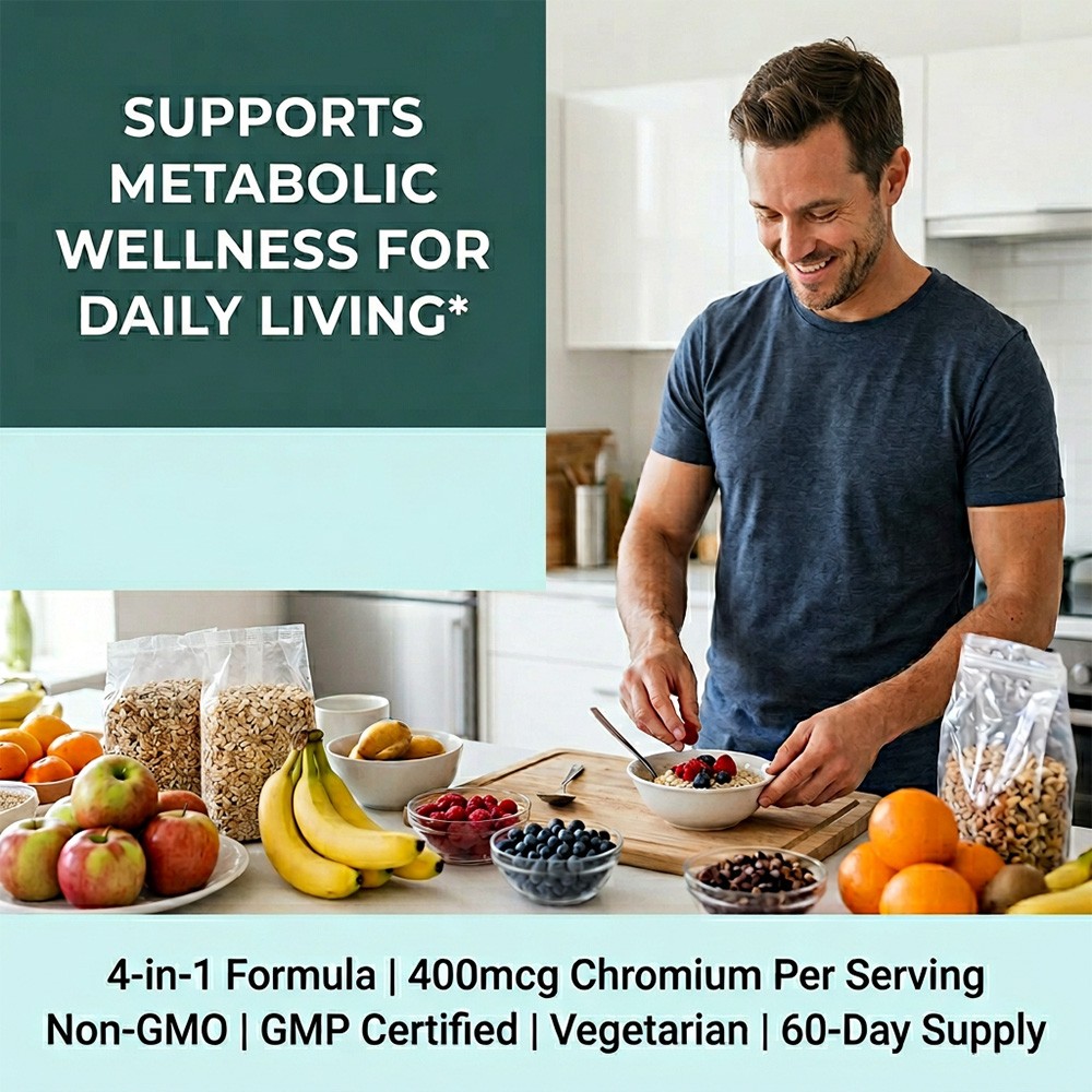 4in1 Symbiotic Complex for Metabolism,Appetite Manage & Gut Balance,30~120 Caps