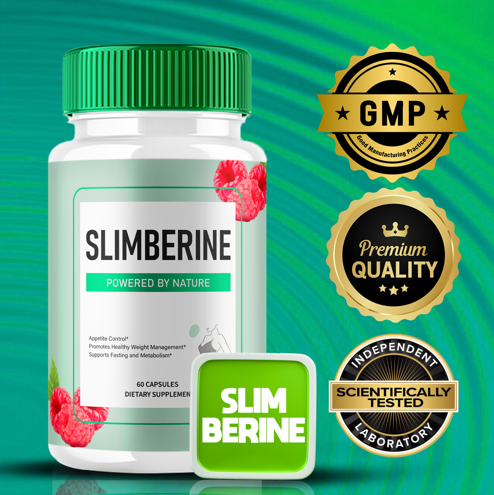 Slimberine Pills, Slimberine Capsules Maximum Strength (60 Capsules)