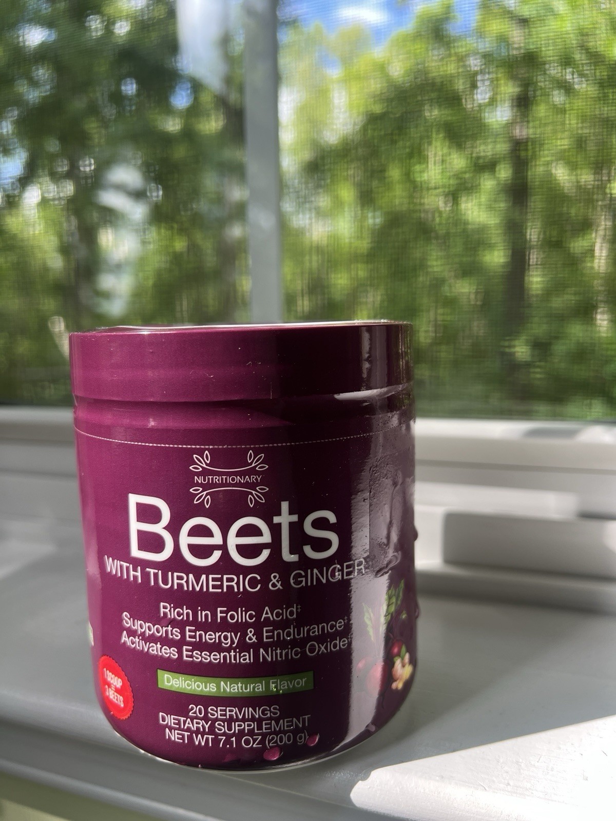 Nutritionary Beet, Turmeric & Ginger Powder Gluten-Free Dietary Supplement