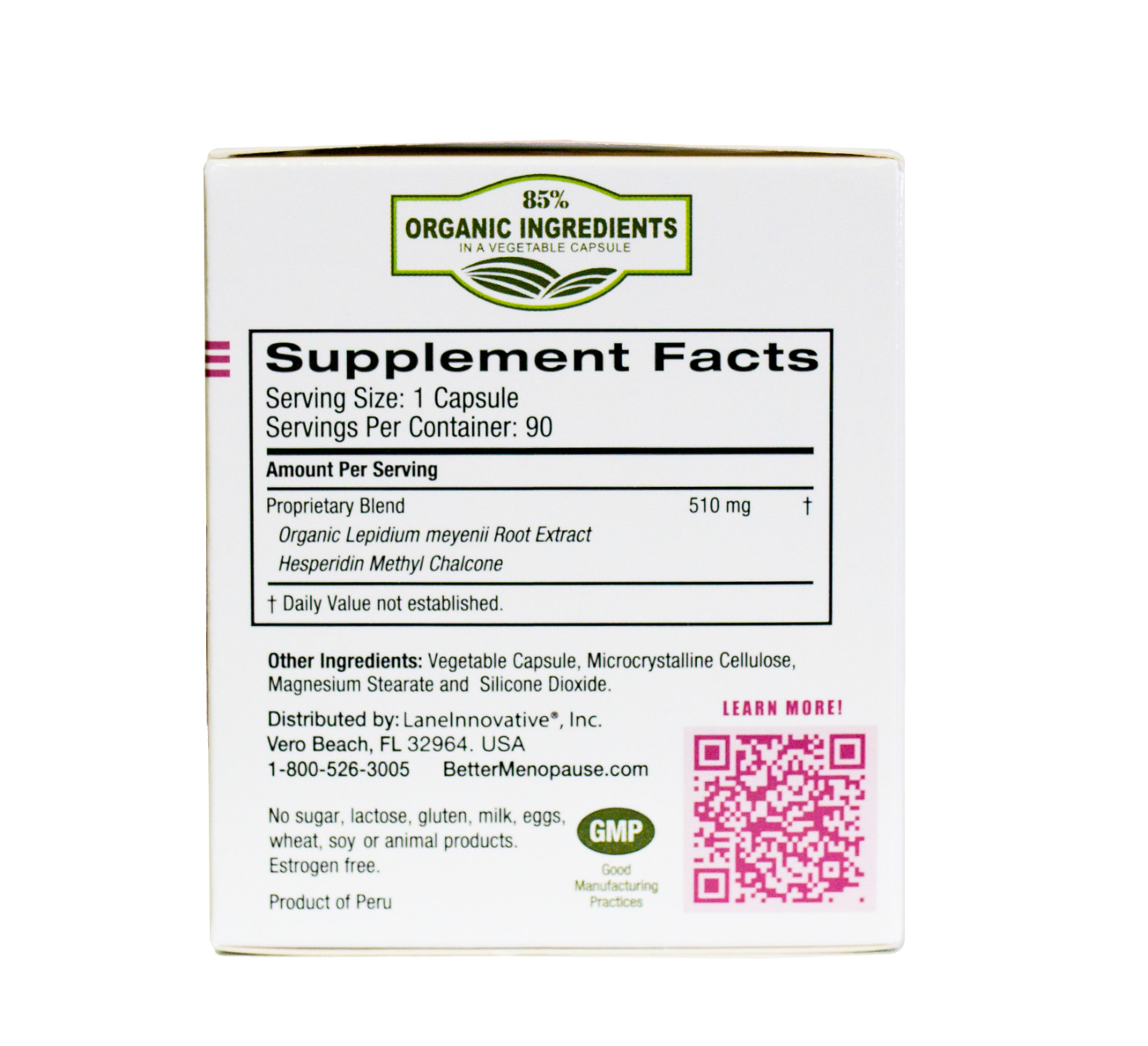 LaneInnovative – Warmi Menopause Support for Women, Organic Maca, No Soy *