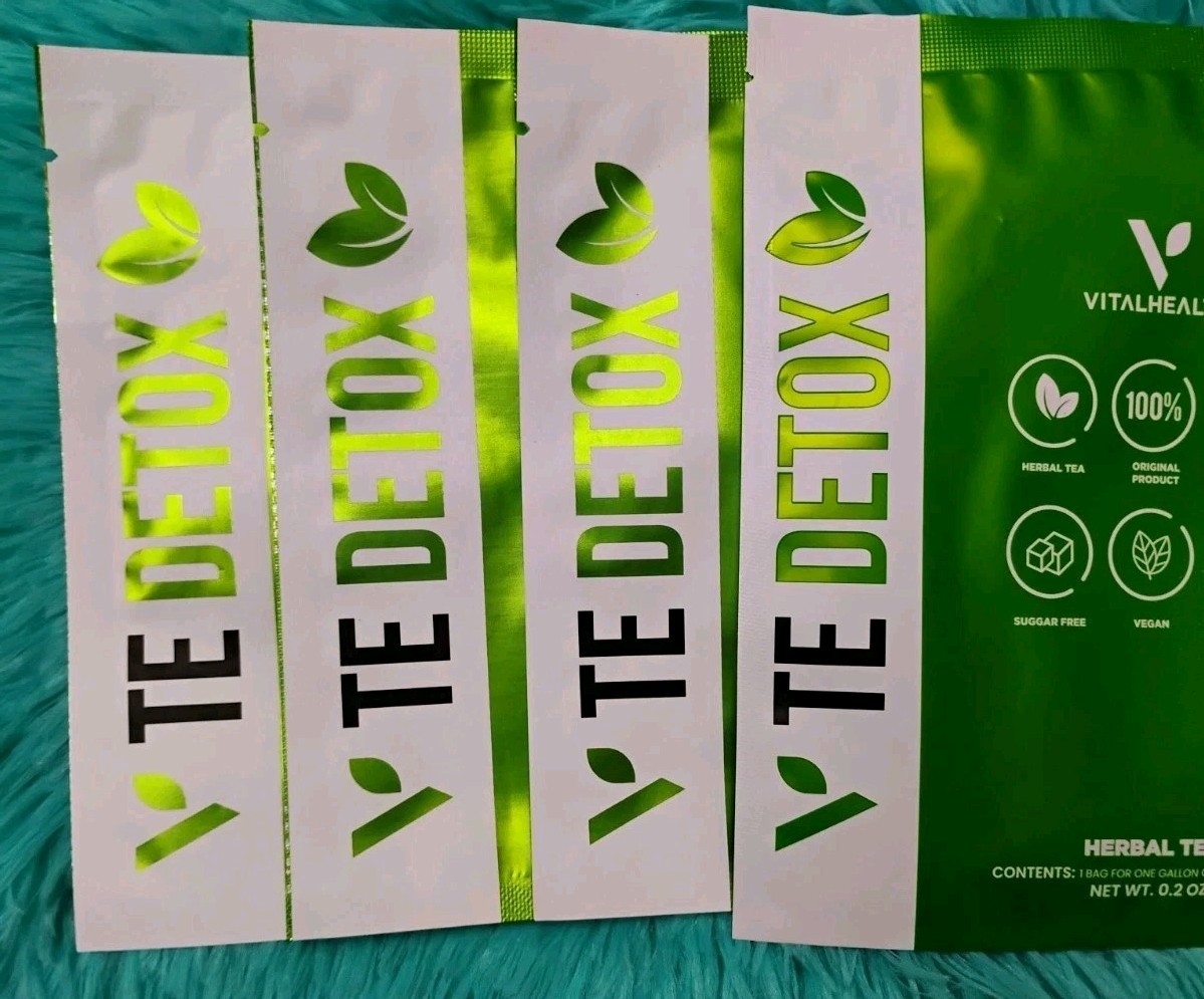 Vitalhealth V Te Detox Slimming Tea, Cleansing 4 Pack 30 Day Supply