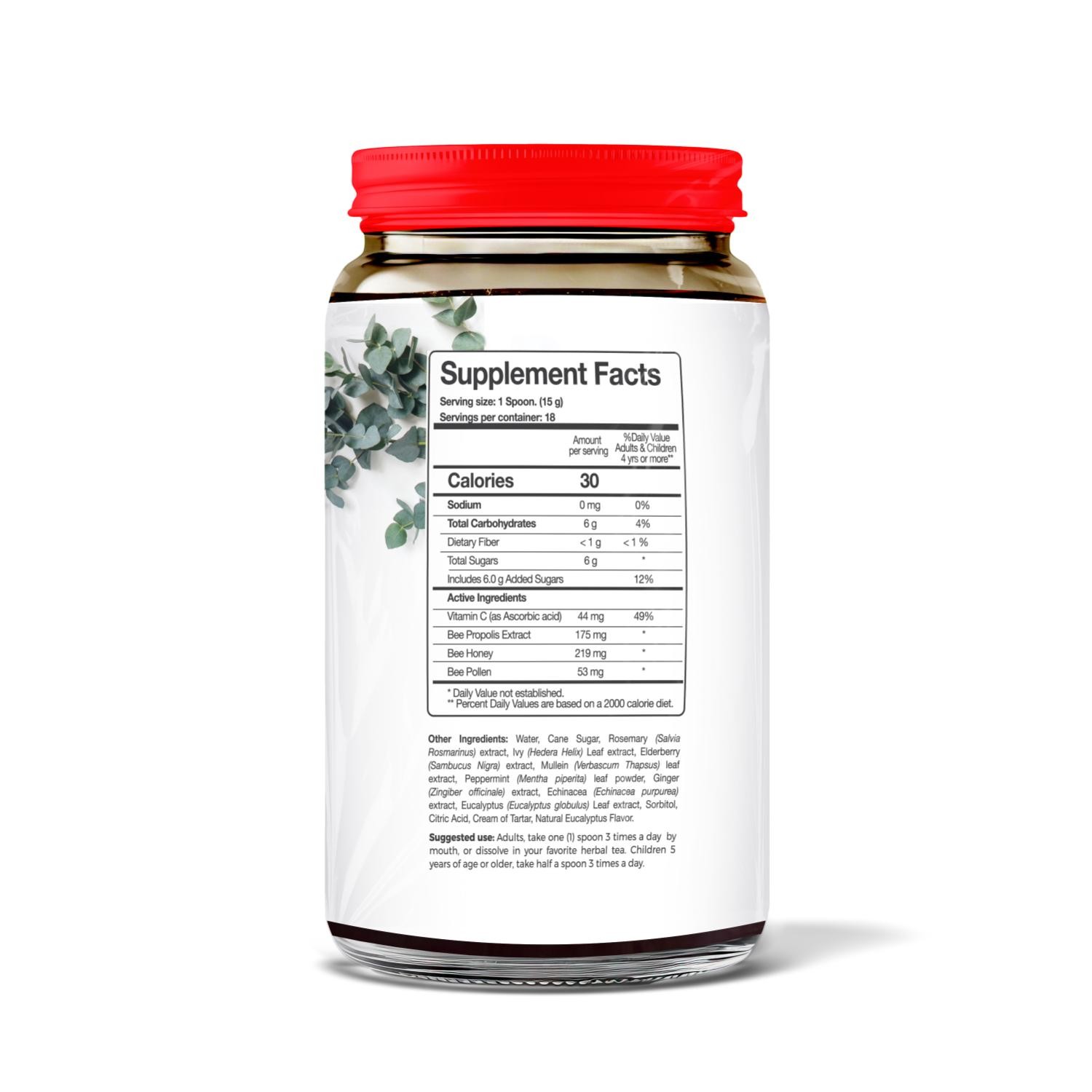 Full Life Honey with Propolis Contain Vitamin C – 11.3oz