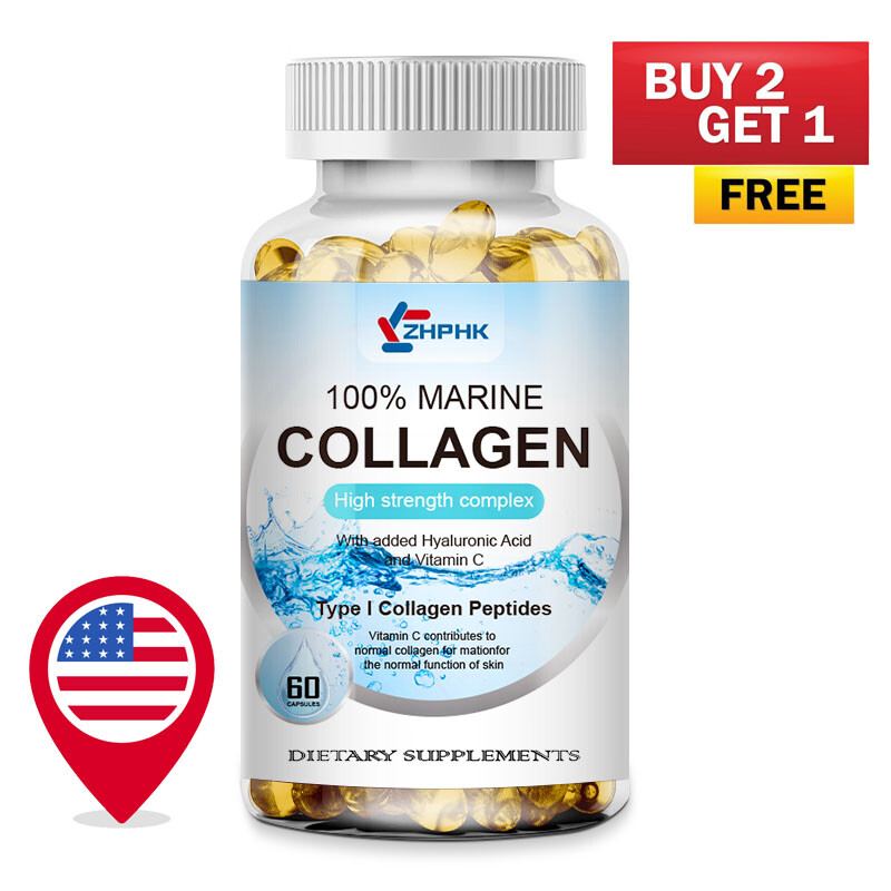 Marine Collagen Protein Healthier Skin Sleep Better Anti-aging Buy 2 Get 1 Free
