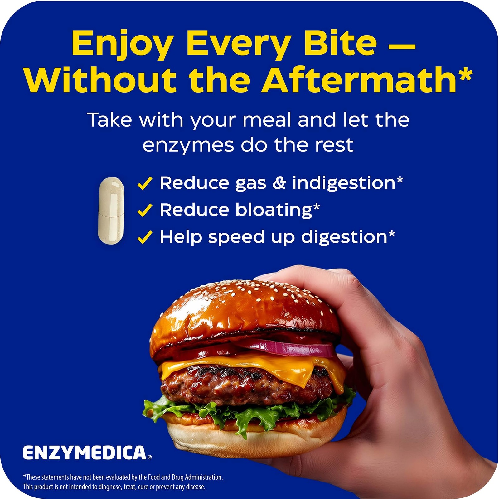 Enzymedica Digest Gold – Digestive Enzyme Supplement for 90 Count, No Color