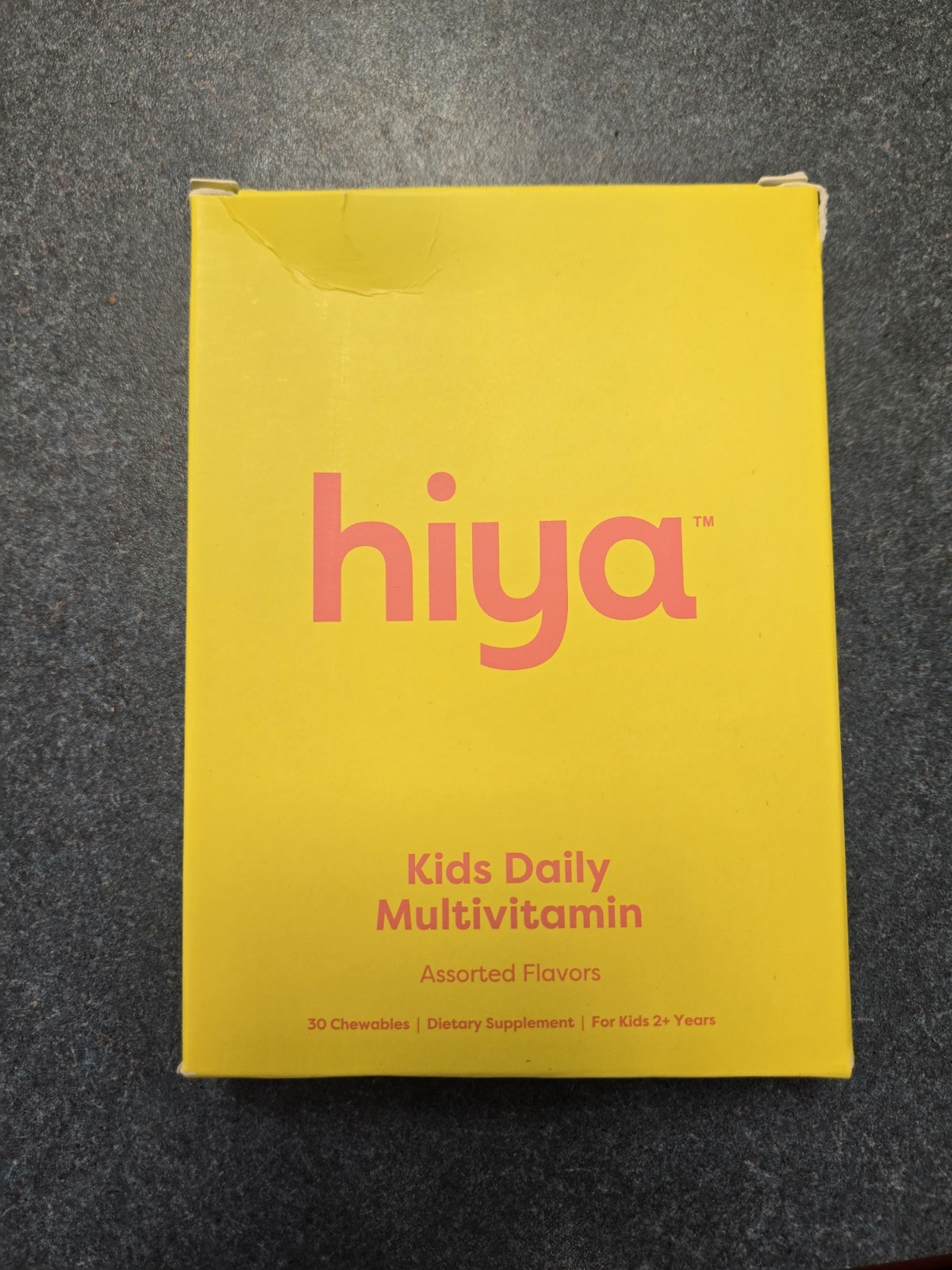 Hiya Kids Daily Multivitamin Assorted Flavors 30 Chewable Supplements for Age 2+