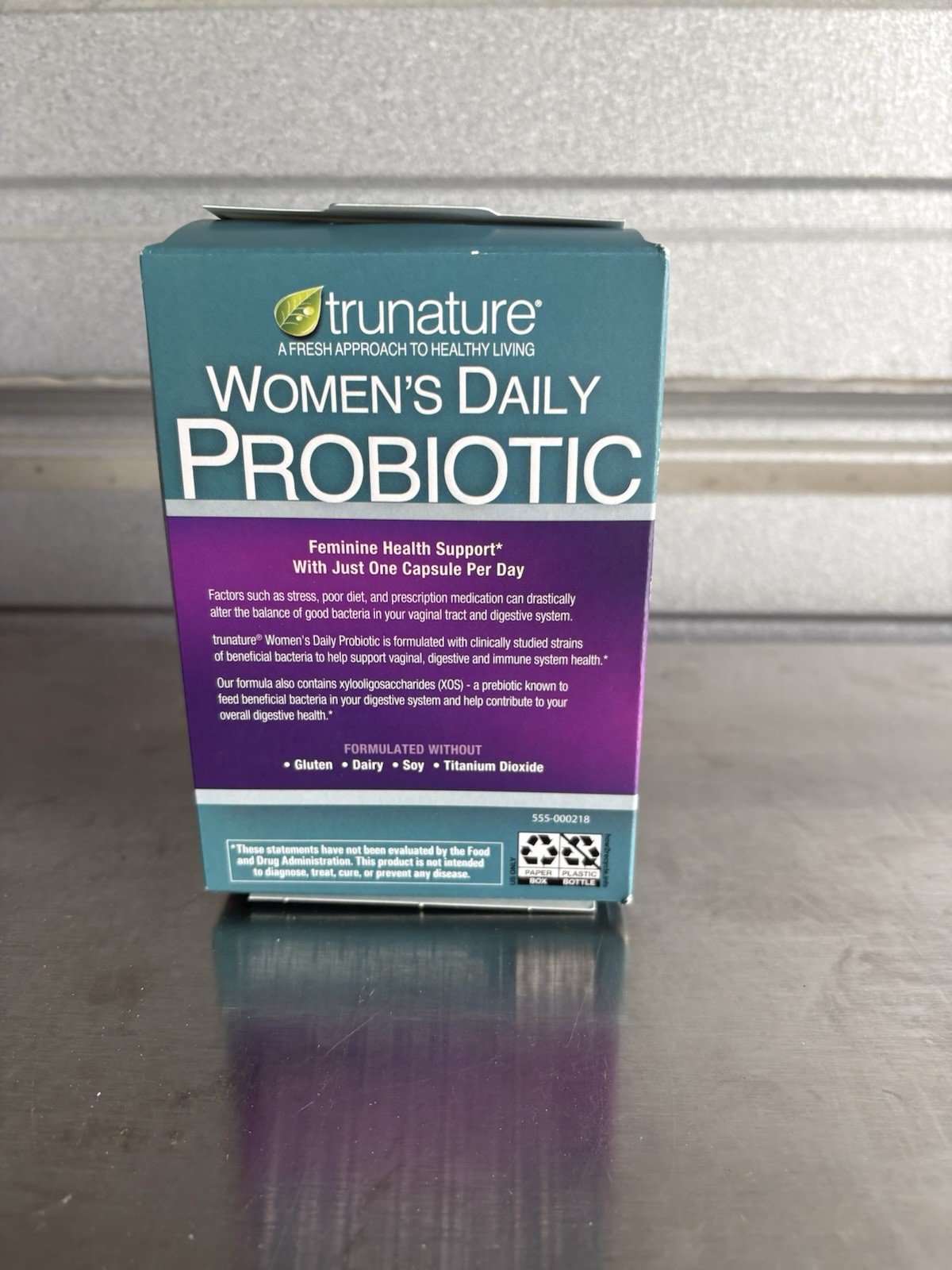 trunature Women’s Daily Probiotic 90 Vegetarian Capsules Exp 11/2027