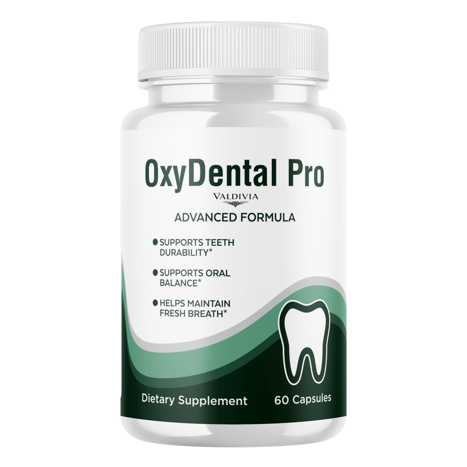 OxyDental Pro Oral Health Support Supplement Capsules Probiotics 1 Pack 60Ct