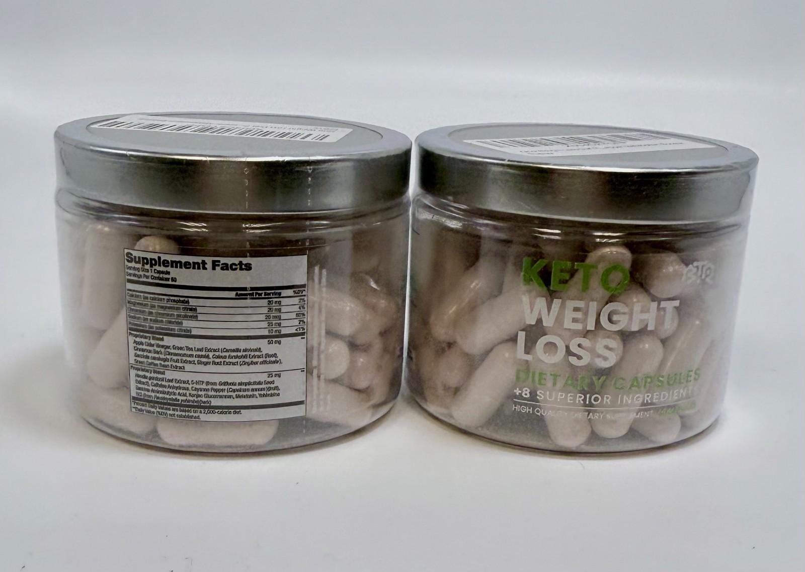 2 Pack Keto Weight Loss Diet Pills Natural Appetite Suppressant 120 ct EXP 05/27
