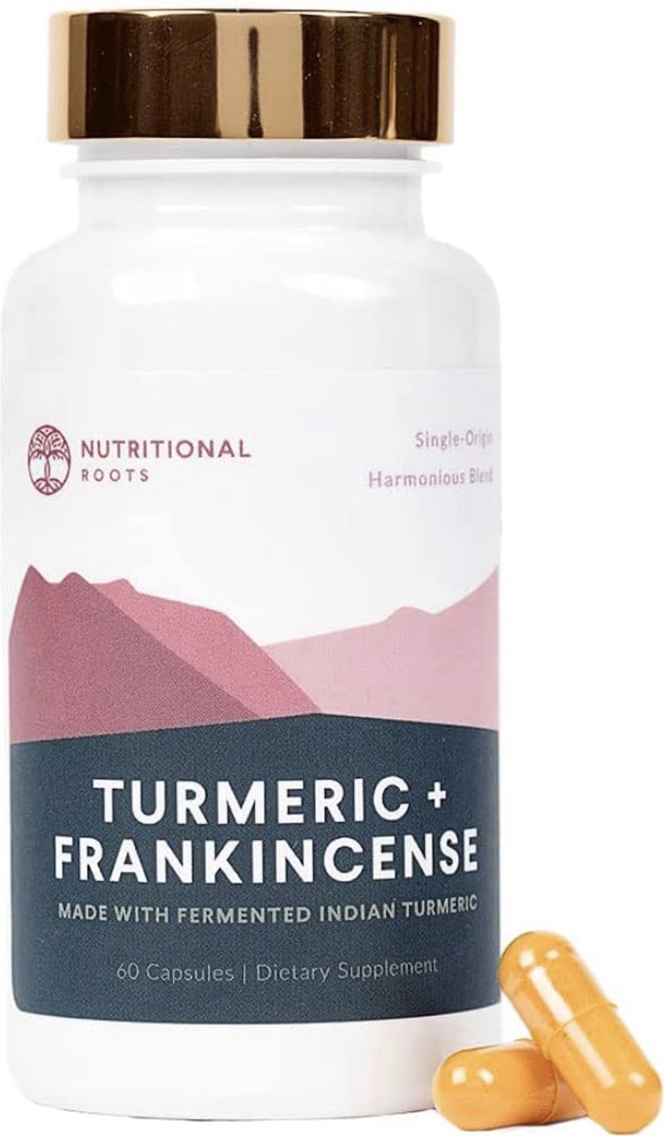 Nutritional Roots Turmeric + Frankincense 60 Capsules Joint Support