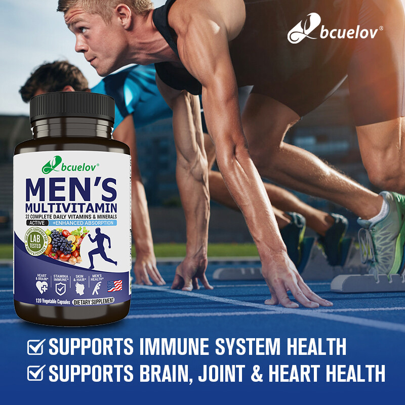 Men’s Multivitamin with Natural Ingredients, GMP Laboratory Tested