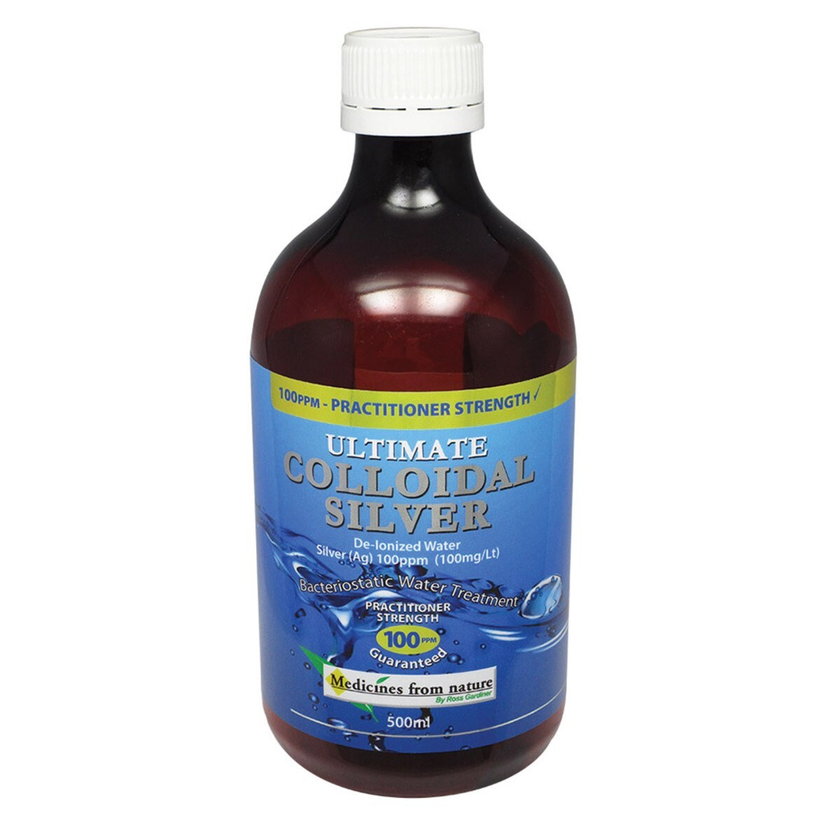 New Medicines From Nature Ultimate Colloidal Silver Practitioner Strength 500ml