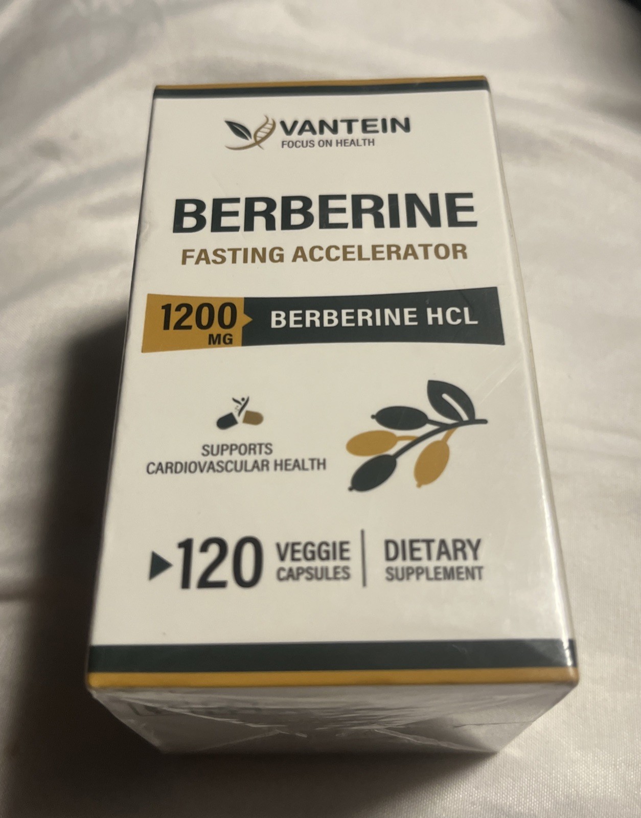 Vantein Berberine Fasting Accelerator 120 veggie capsules exp 05/2027