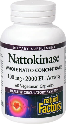 Natural Factors – Nattokinase 100mg 60 Veg Caps