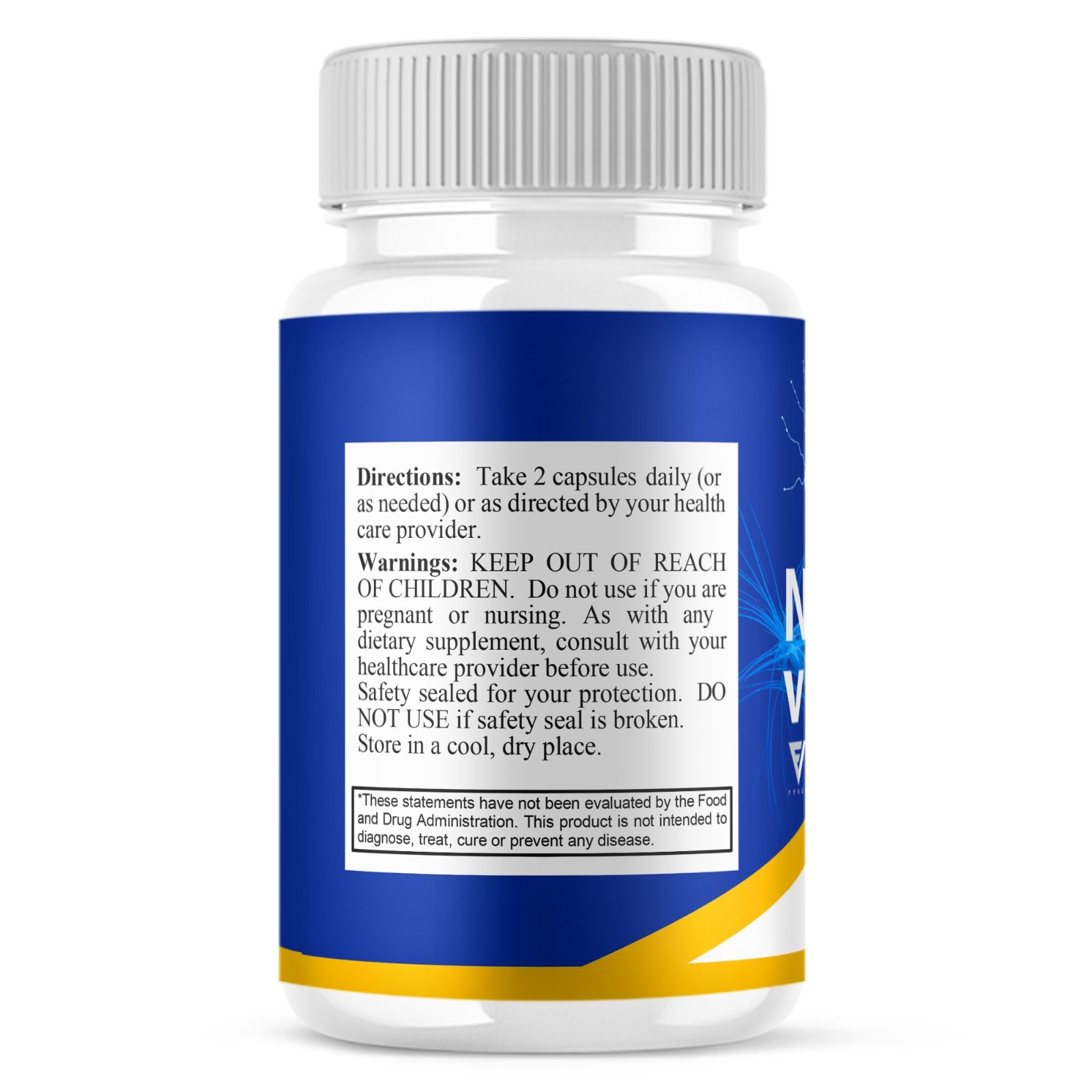 (3 Pack) NerveVitali Wellness Support, Nerve Vitali Nerve Pills (180 Capsules)