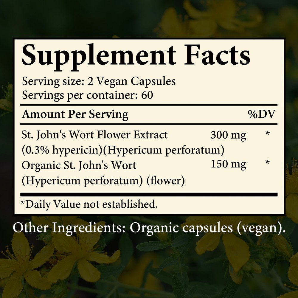 Herbal extracts 30/60/120 Capsules – Natural Mood & Emotional Balance Support
