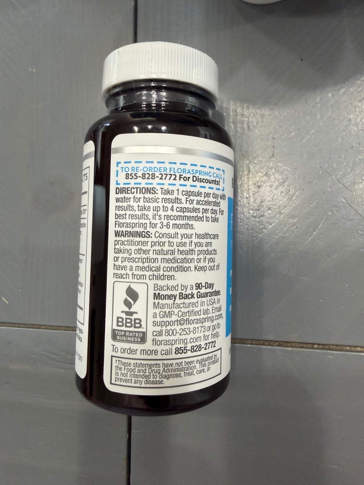 LOT OF 7 FLORASPRING PROBIOTICS DAILY SUPPLEMENT TO SUPPORT DIGESTION 30 CAPSULE