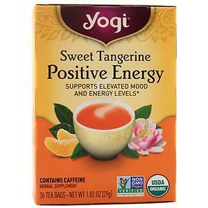 Yogi Sweet Tangerine Positive Energy Tea 16 pckts