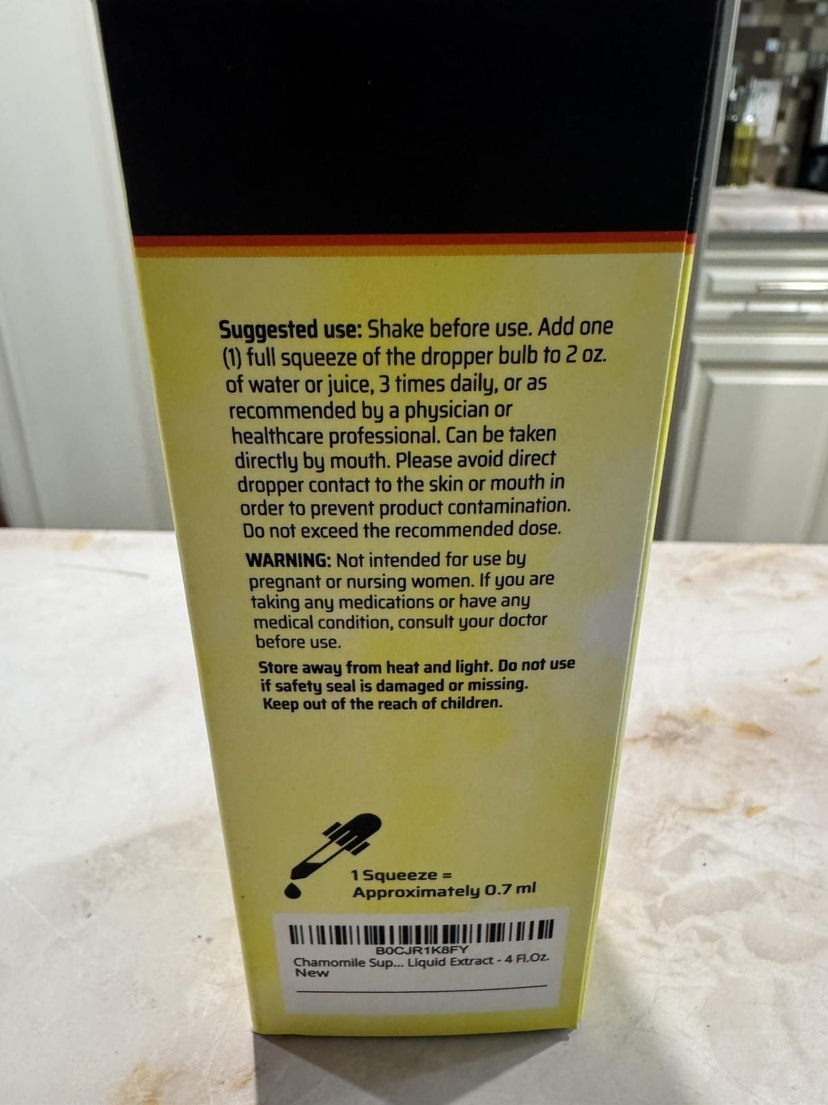 BIO KRAUTER® Chamomile Extract for Sleep Support Natural Calm Liquid Drops