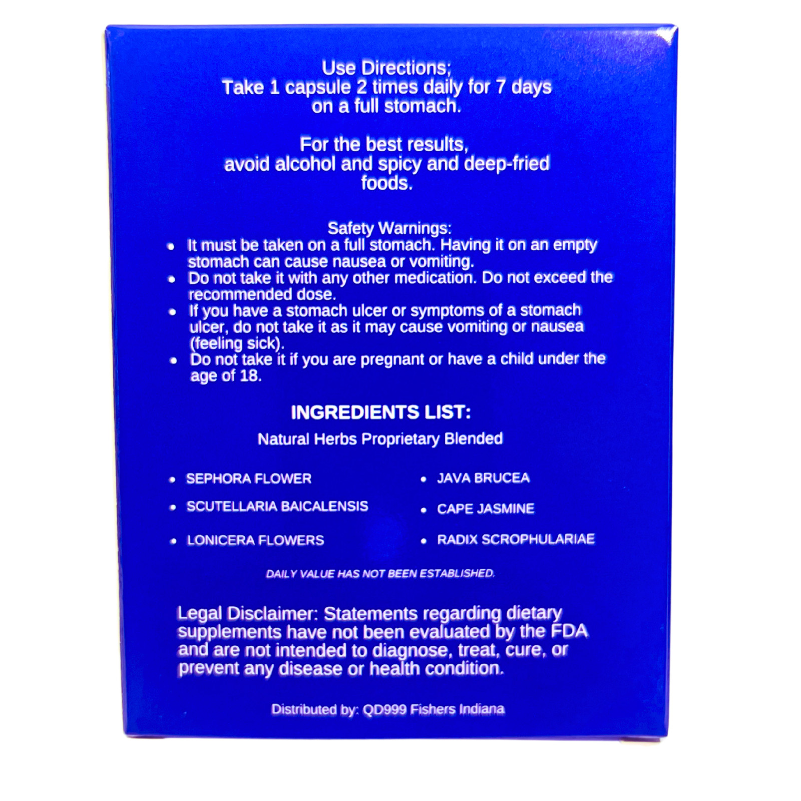 7 Days Herbal Hemorrhoid Formula