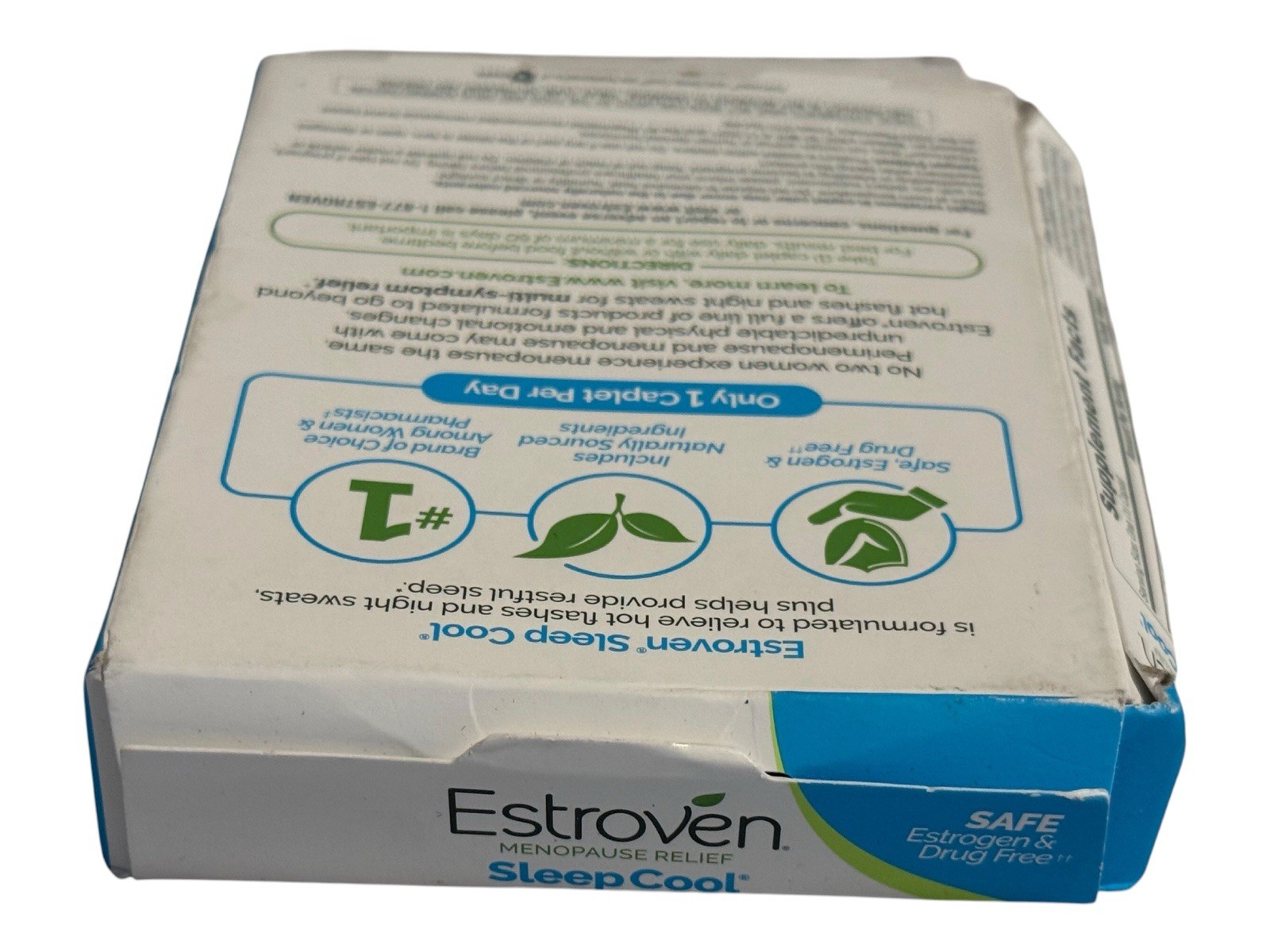 Estroven Menopause Relief Sleep Cool – 30 Caplets – Ex: 5/27