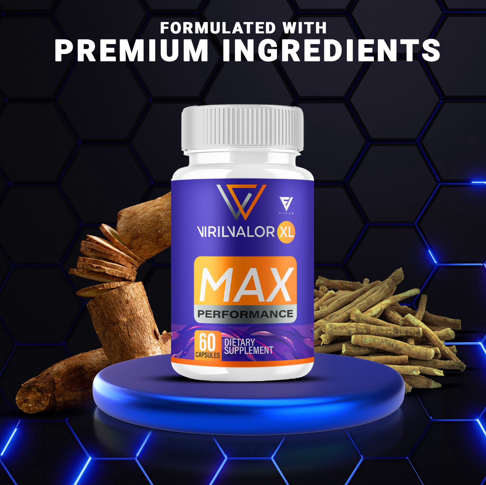 Viril Valor XL Pills, VirilValor Maximum Performance (60 Capsules)